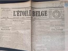 L'étoile Belge - Vendredi 2 Décembre 1910 - Autres & Non Classés