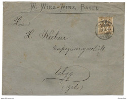 87 - 61 - Enveloppe Envoyée De Basel 1898 - Storia Postale