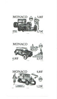 2276 à 2278 Monaco Epreuve Timbres Ferrari F1 1989, Fiat 600 1955 Citroën C4F 1925 Thème Automobile - Lettres & Documents