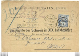 169 - 27 - Carte "Nachnahme" Envoyée De Neuchâtel 1903 - Cartas & Documentos