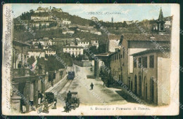 Firenze Fiesole San Domenico Tram Carrozze PIEGHE Cartolina WX1413 - Firenze