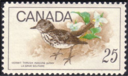 Canada Grive Solitaire Hermit Thrush MNH ** Neuf SC (04-98c) - Sparrows