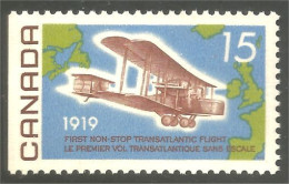 Canada Alcock Brown Transatlantic Flight Straight Margin At Left Bord Feuille Gauche MNH ** Neuf SC (04-94gc) - Geographie