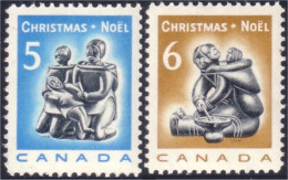 Canada Noel Christmas Inuit Sculpture MNH ** Neuf SC (04-88-89a) - Neufs