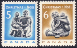 Canada Noel Christmas Inuit Sculpture MNH ** Neuf SC (04-88-89b) - Kerstmis