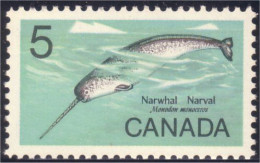 Canada Narwhal Rostre Narval Narwhal Fluorescent MNH ** Neuf SC (04-80iid) - Minerales