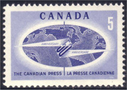 Canada Presse Journal Newspaper Fluorescent MNH ** Neuf SC (04-73iib) - Alberi