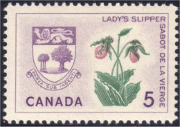 Canada Lady Slipper Sabot Vierge Armoiries Coat Of Arms MNH ** Neuf SC (04-24c) - Francobolli