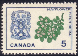 Canada Mayflower Fleur De Mai MNH ** Neuf SC (04-20b) - Sonstige & Ohne Zuordnung