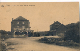 FALAËN    LA GARE ET LE GRAND HOTEL DE LA MOLIGNEE      - STREEPSTEMPEN  FALAËN                ZIE AFBEELDINGEN - Onhaye