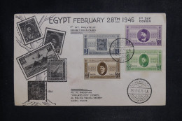 EGYPTE - Enveloppe De La 1ère Exposition Philatélique Du Caire En 1946 - L 152024 - Brieven En Documenten