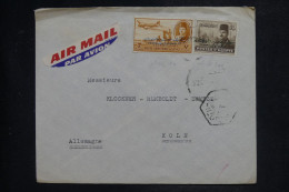 EGYPTE - Enveloppe De Alexandrie Pour L'Allemagne Par Avion - L 152025 - Covers & Documents