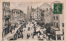 CPA OPPELN - SILESIA - Opole Silesie - Ring - Animation Marché - Cachet D'occupation 22 Juin 1922 TRESOR ET POSTES -TB** - Briefe U. Dokumente