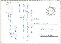 Schweiz, Ansichtskarte Boltigen Feldpost Infanterieschulen Nach Lyss, Courrier Militaire / Field Post - Documenten