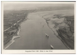 XX19272/ Zeppelin  Ägypten-Fahrt 1931 Niltal Foto Sammelbild 16 X 11 Cm  - Dirigeables