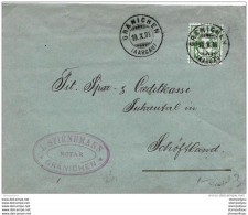 I - 2 - Enveloppe Avec Superbes Cachets à Date De  Gränichen 1905 - Covers & Documents