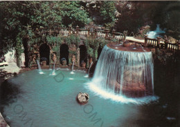 CARTOLINA  C8 TIVOLO-VILLA D'ESTE,LAZIO-LA FONTANA DELL'OVATO-STORIA,MEMORIA,CULTURA,BOLLO STACCATO,VIAGGIATA 1963 - Tivoli