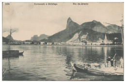 TT0057/ Rio De Janeiro  Corcovado E Botafogo   Brasilien AK Ca.1910 - Sonstige & Ohne Zuordnung