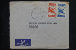 LIBAN - Enveloppe De Beyrouth Pour L'Allemagne En 1954 - L 152028 - Libanon