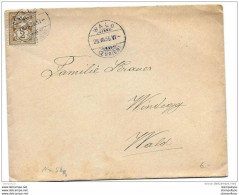 75 - 64 -   Enveloppe Avec Cachets à Date De Wald 1895 - Brieven En Documenten