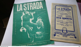 2 Partitions La Strada Fellini Partition Ancienne Musique De Nino Rota Danse Boléro - Partitions Musicales Anciennes