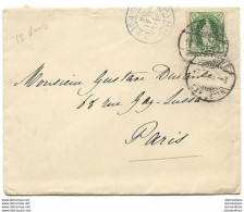 75 - 57 - Enveloppe Envoyée De Genève 1894 - Storia Postale