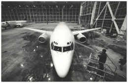 C5500/ Flughafen München Flugzeug  Boeing 737 Wartung Foto 24 X 16 Cm 1992 - Andere & Zonder Classificatie