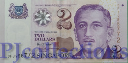 SINGAPORE 2 DOLLARS 1999 PICK 38 UNC - Singapore