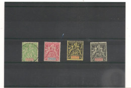 OCÉANIE 1900/1907  N° 14-15-18-19  Oblitérés Et * Cote : 30,00 € - Unused Stamps