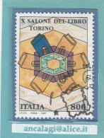 USATI ITALIA 1997 - Ref.0766 "X° SALONE DEL LIBRO, TORINO" 1 Val. - - 1991-00: Usati