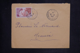 NOUVELLE CALÉDONIE - Enveloppe De Yate Pour Nouméa En 1960 - L 152032 - Cartas & Documentos