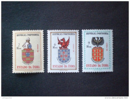 STAMPS INDIA PORTOGHESE 1958 Coat Of Arms MNH - India Portuguesa