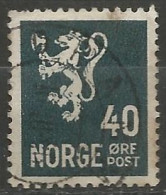 NORVEGE N° 233 OBLITERE - Used Stamps