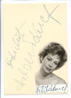 C5344/ Hildegard Knef  Original Autogramm Unterschrift  - Autógrafos