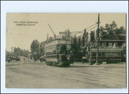 XX18053/ Hampton Court  The Tram Terminus Straßenbahn AK 1911 Großritannien - Andere & Zonder Classificatie