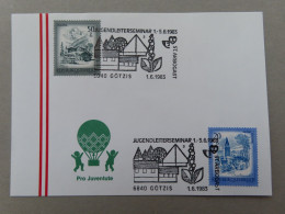 Österreich Pro Juventute - Mit Sonderstempel 1. 6. 1983 Götzis, Jugenleiterseminar St. Arbogast (Nr.621) - Other & Unclassified