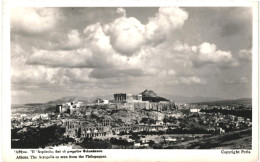 CPA Carte Postale Grèce Athens The Acropolis As  Seen From Philopappus  VM79756 - Grecia