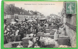 45 COURTENAY - Place Jour Du Marché - Animée - Courtenay