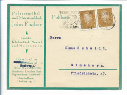 Y25373/ Polstermöbel-Matratzenfabrik John Fischer  Hamburg Eimsbüttel 1933 AK - Eimsbuettel