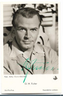 MM0809/ O. W. Fischer Autogramm  Ufa AK Ca.1960 - Autographes