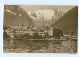 S3656/ Balholm Touristenhotel Norwegen Foto Trinks-Bildkarte AK-Format Ca.1925 - Noruega