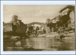 S3649/ Mostar Bosnien Foto Trinks-Bildkarte AK-Format Ca.1925 - Bosnia And Herzegovina