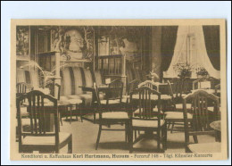 XX17697/ Husum Kaffeehaus Karl Hartmann 1927 AK - Husum