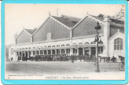 45 ORLEANS - Gare, Nouvelle Entrée - Animée - Orleans