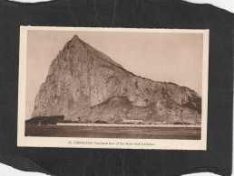 128534       Gibilterra,    Gibraltar,    Northern  Face  Of  The  Rock  With  Galleries,   NV - Gibilterra