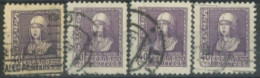 SPAIN, 1938/39, ISABELLA I STAMP QTY. 4, REDUCED SPECIAL PRICE # 675, USED. - Gebruikt