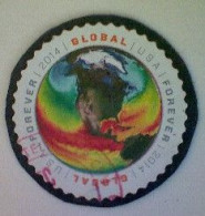 United States, Scott #4893, Used(o), 2014, Global Mail: Sea Temperatures, ($1.15), Multicolored - Usados