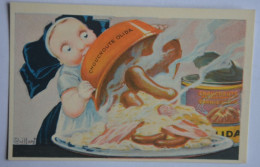 Carte Publicitaire -choucroute OLIDA - Reclame