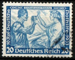 GERMANIA - 1933 Wagner 20+10pf  Perf. 14 - Unificato 479A Usato - Usados