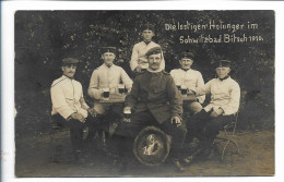 V4314/ Soldaten Truppenübungsplatz Bitsch 1910  Soldaten Trinken Bier  Foto AK  - Guerre 1914-18